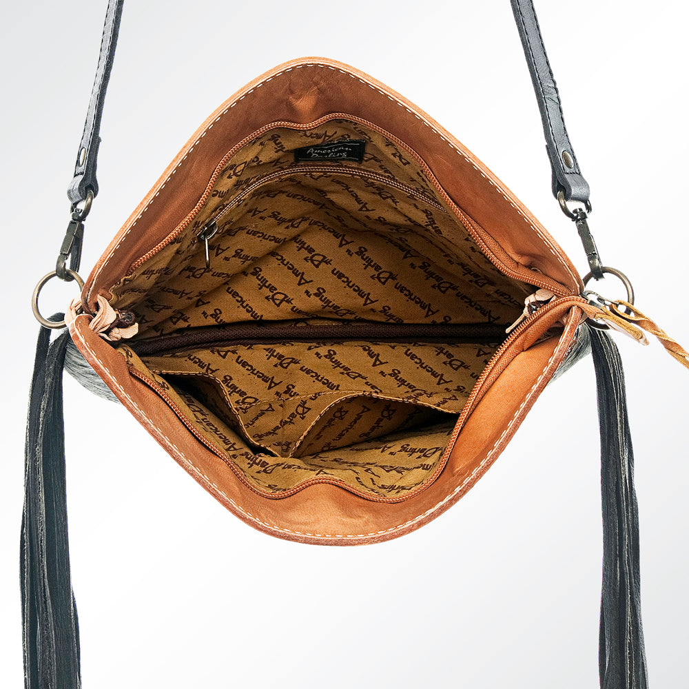 American Darling Clutch Hand Tooled Saddle Blanket Fabric Genuine Leather Western Women Bag Handbag Purse | Purses for Cute