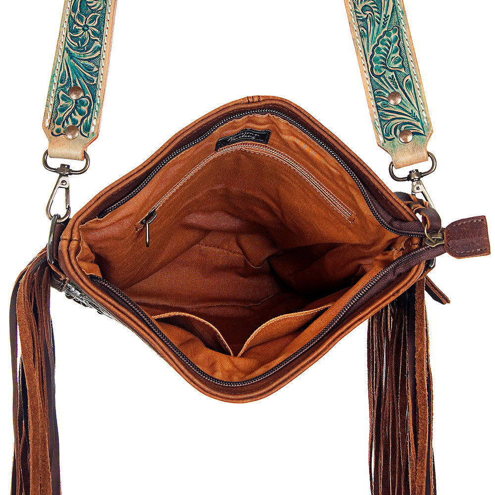 ADBG507 American Darling Hand Tooled Genuine Leather Women Bag Western Handbag Purse