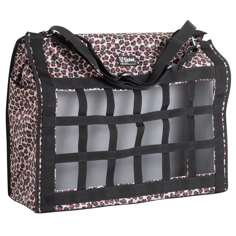 Cashel Slow Feed Top Load Horse Hay Bag Leopard