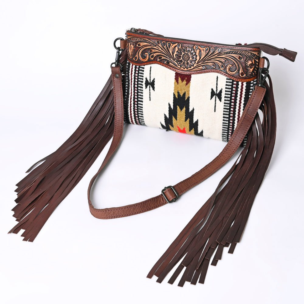 American Darling Cross Body Hand Tooled Saddle Blanket Genuine Leather Women Bag Western Handbag Purse