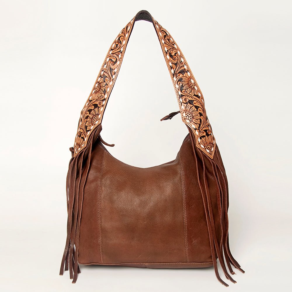 American Darling Hobo Hair On Genuine Leather Women Bag Western Handbag Purse