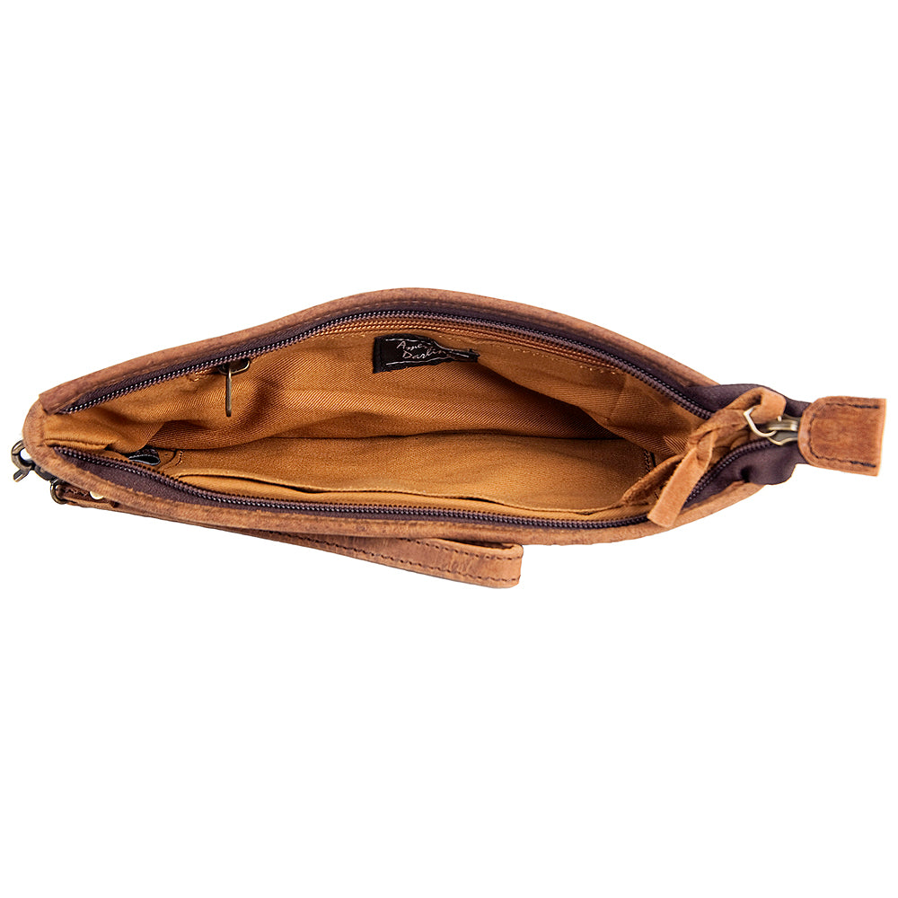 American Darling Wristlet Hair on Genuine Leather Western Women Bag | Handbag Purse | Women Wristlet | Wristlet Wristlet | Travel Wristlet | Leather Wristlet | Clutch Wristlet