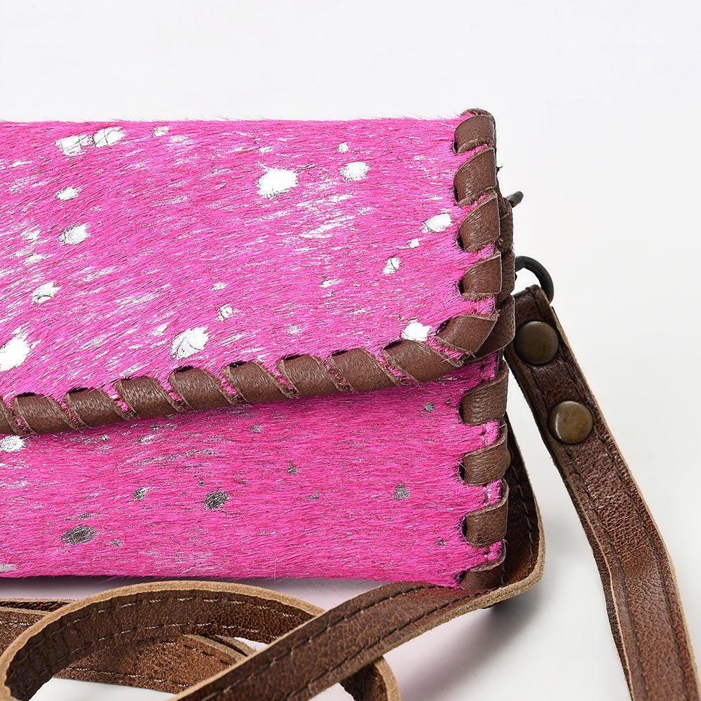 American Darling ADBG514BR Small Crossbody Hand Tooled Genuine Leather Women Bag Western Handbag Purse