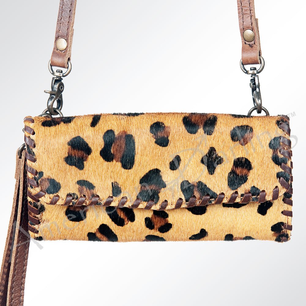 American Darling ADBG514BR Small Crossbody Hand Tooled Genuine Leather Women Bag Western Handbag Purse