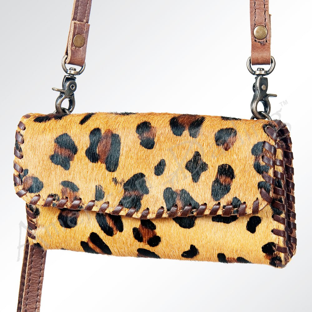 American Darling ADBG514BR Small Crossbody Hand Tooled Genuine Leather Women Bag Western Handbag Purse