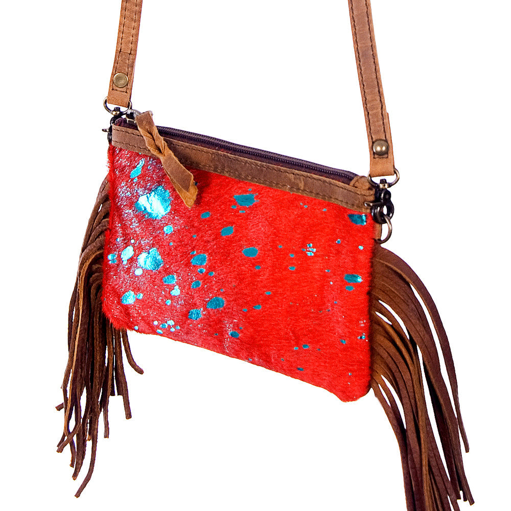 American Darling Small Crossbody Hair On Genuine Leather Women Bag Western Handbag Purse