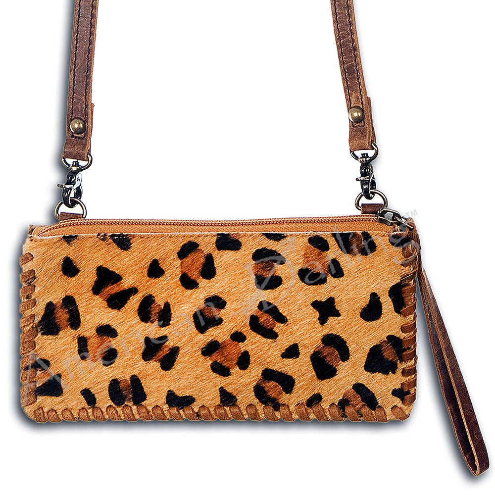 American Darling ADBG535BR Wallet Hand Tooled Genuine Leather Women Bag Western Handbag Purse