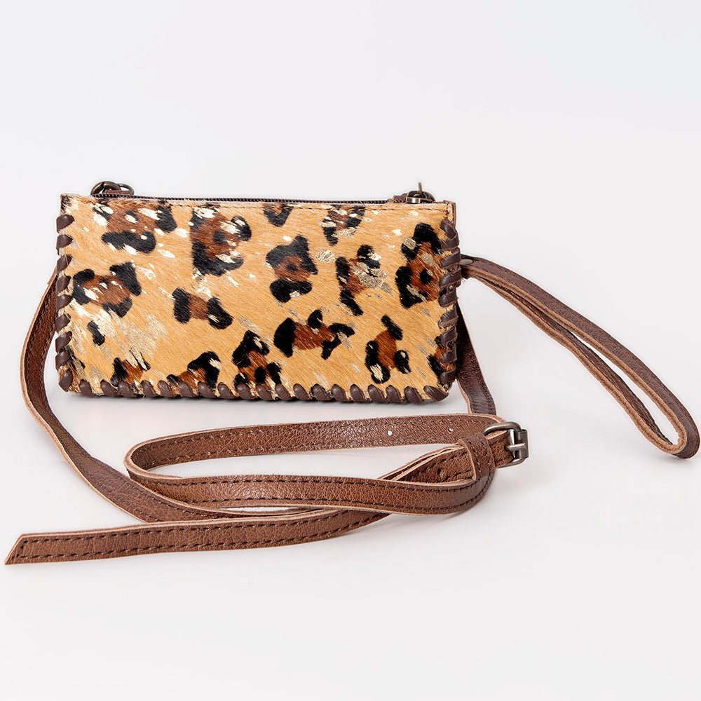 American Darling ADBG535BR Wallet Hand Tooled Genuine Leather Women Bag Western Handbag Purse