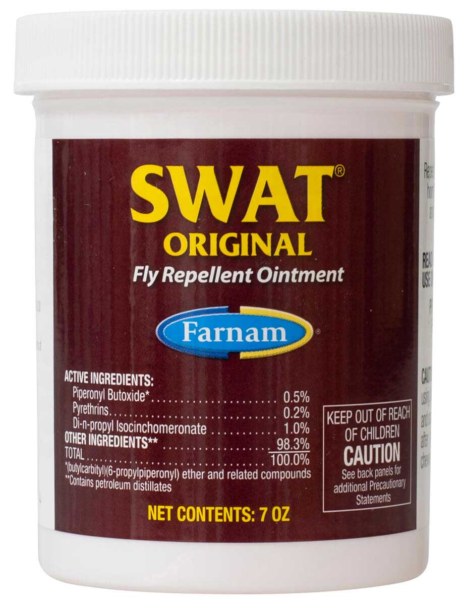 Farnam SWAT® FLY REPELLENT OINTMENT LIQUID, ORIGINAL PINK - 7 OZ