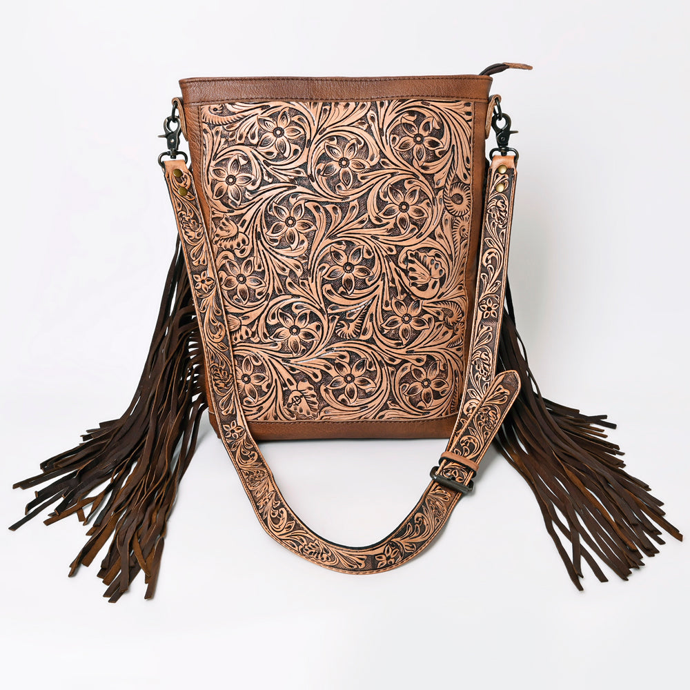 American Darling Large Crossbody Hand Tooled Genuine Leather Western Women Bag Handbag Purse | Crossbody Bag for Women | Cute Crossbody Bag | Crossbody Purse