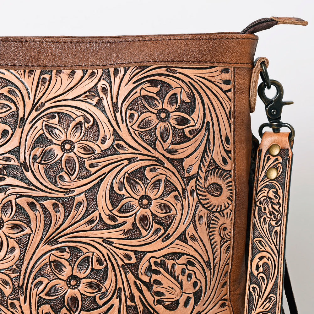 American Darling Large Crossbody Hand Tooled Genuine Leather Western Women Bag Handbag Purse | Crossbody Bag for Women | Cute Crossbody Bag | Crossbody Purse