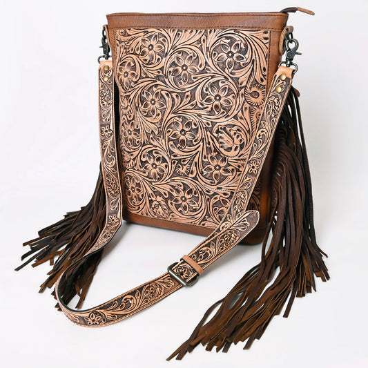 American Darling Large Crossbody Hand Tooled Genuine Leather Western Women Bag Handbag Purse | Crossbody Bag for Women | Cute Crossbody Bag | Crossbody Purse