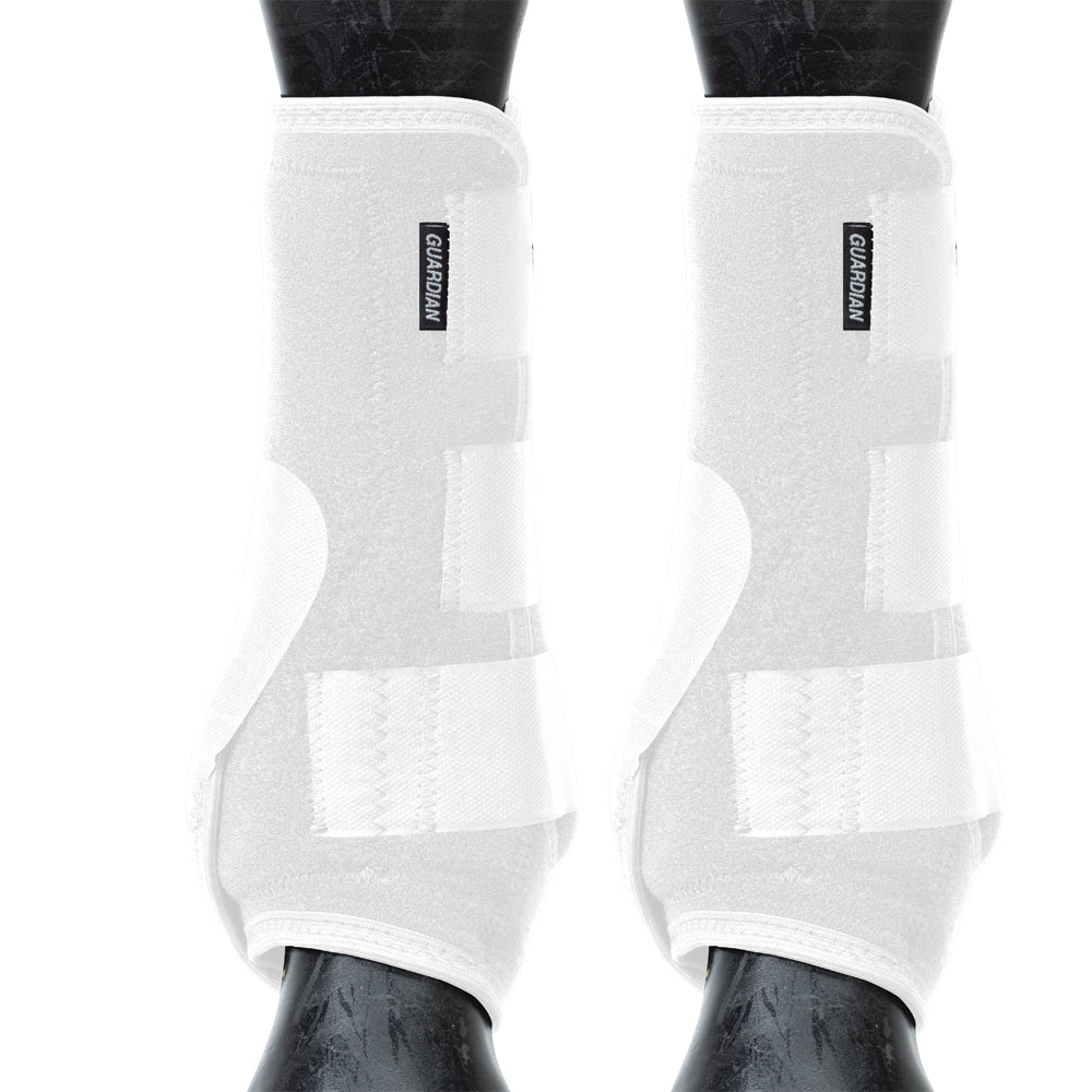 Large Weaver Horse Front Boots Synergy Guardian Athletics White