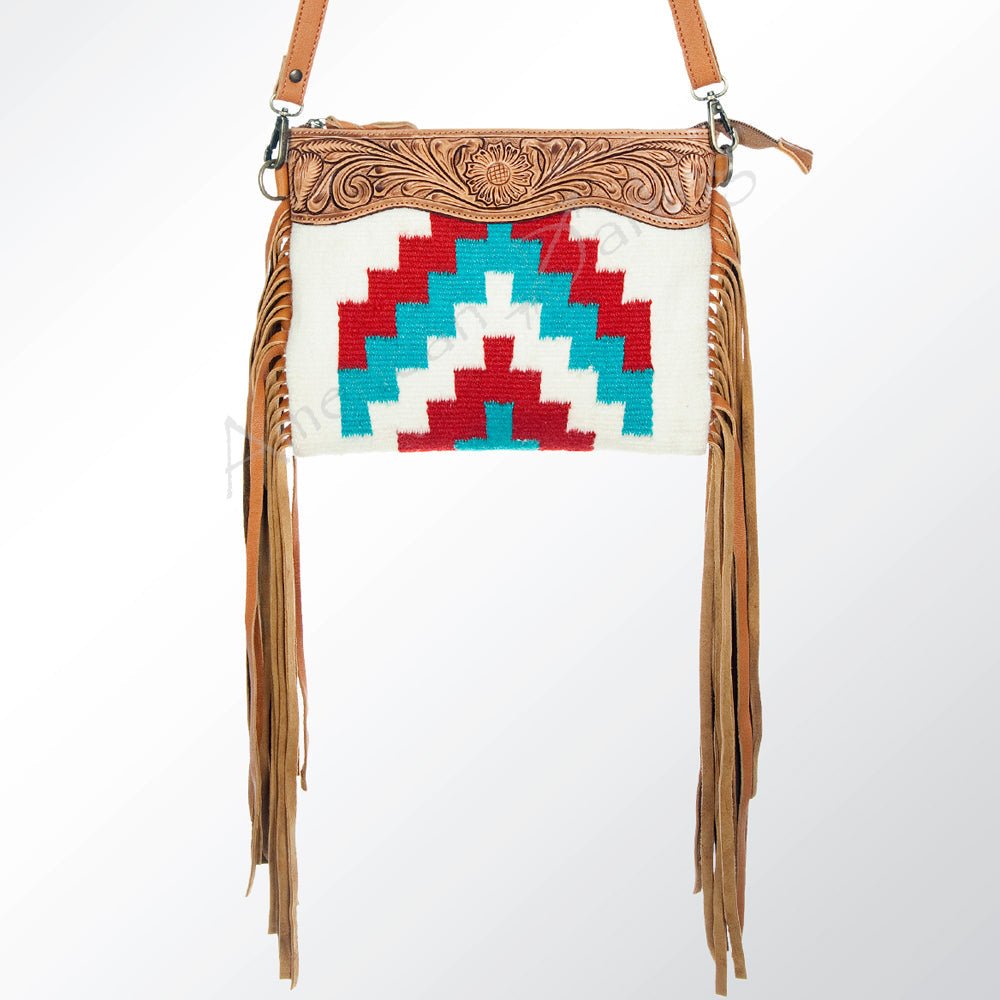 American Darling Cross Body Hand Tooled Saddle Blanket Genuine Leather Women Bag Western Handbag Purse