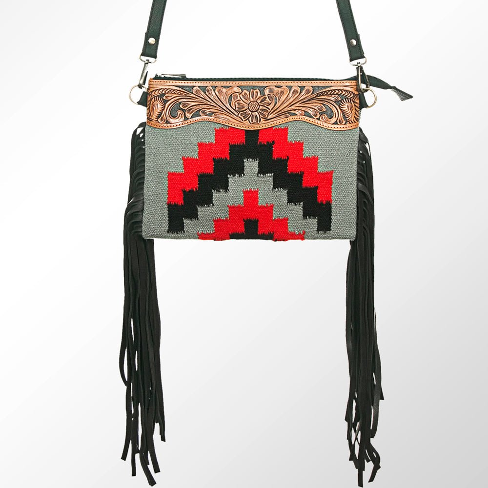 American Darling Cross Body Hand Tooled Saddle Blanket Genuine Leather Women Bag Western Handbag Purse