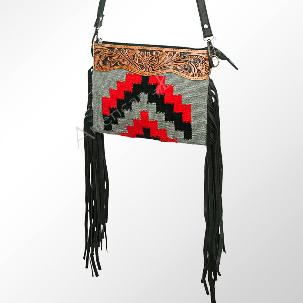 American Darling Cross Body Hand Tooled Saddle Blanket Genuine Leather Women Bag Western Handbag Purse