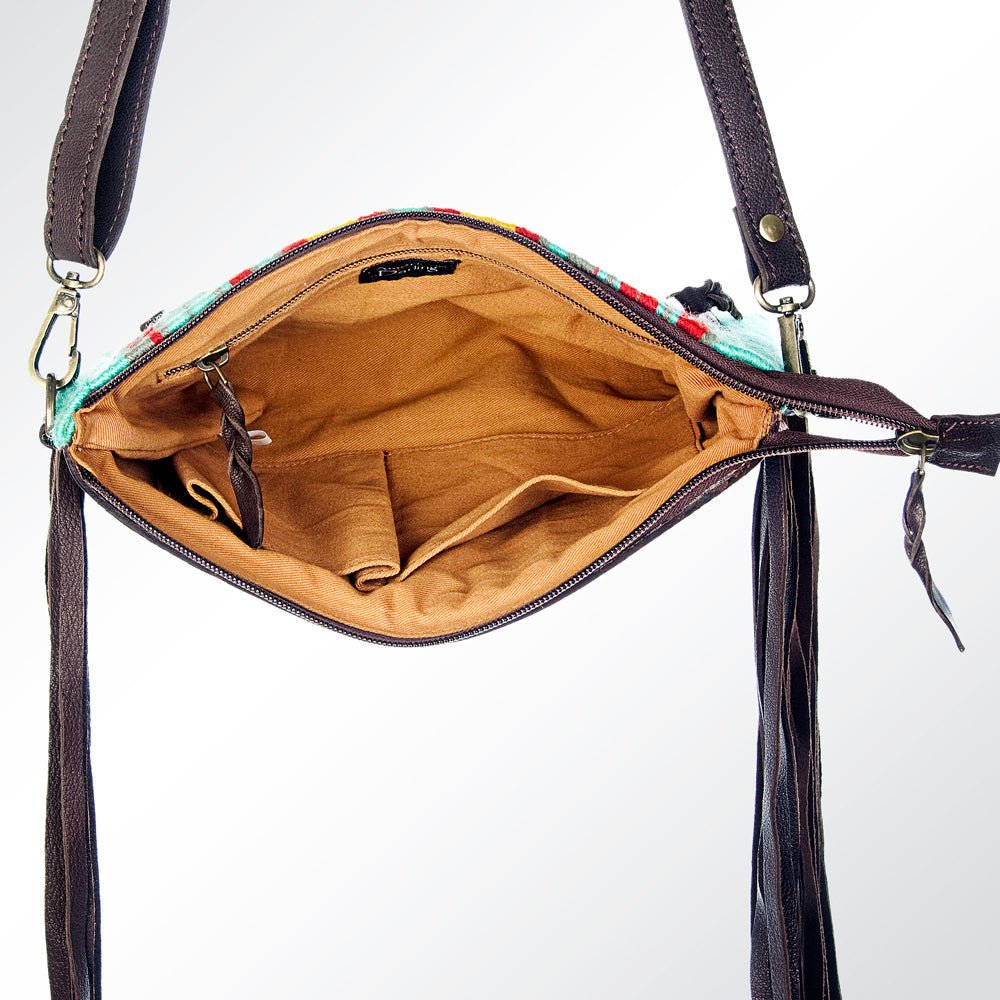 American Darling Cross Body Hand Tooled Saddle Blanket Genuine Leather Women Bag Western Handbag Purse