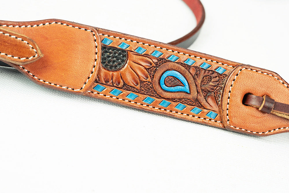 AMERICAN DARLING Western Horse Headstall American Leather Tan