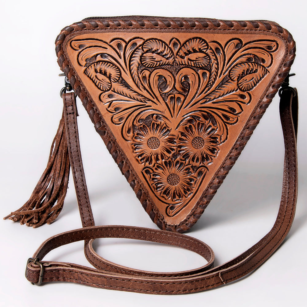 American Darling Crossbody Hand Tooled Genuine Leather Women Bag Western Handbag Purse