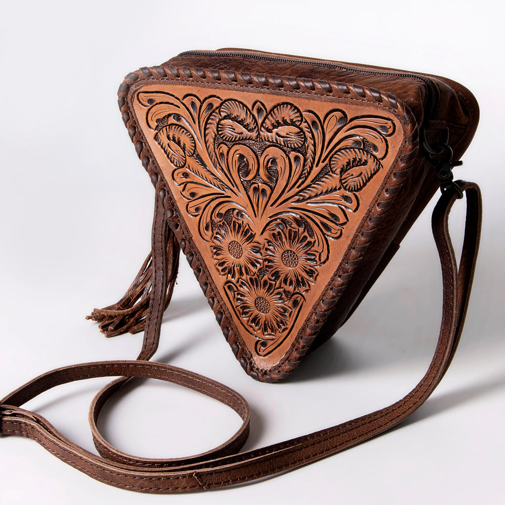 American Darling Crossbody Hand Tooled Genuine Leather Women Bag Western Handbag Purse