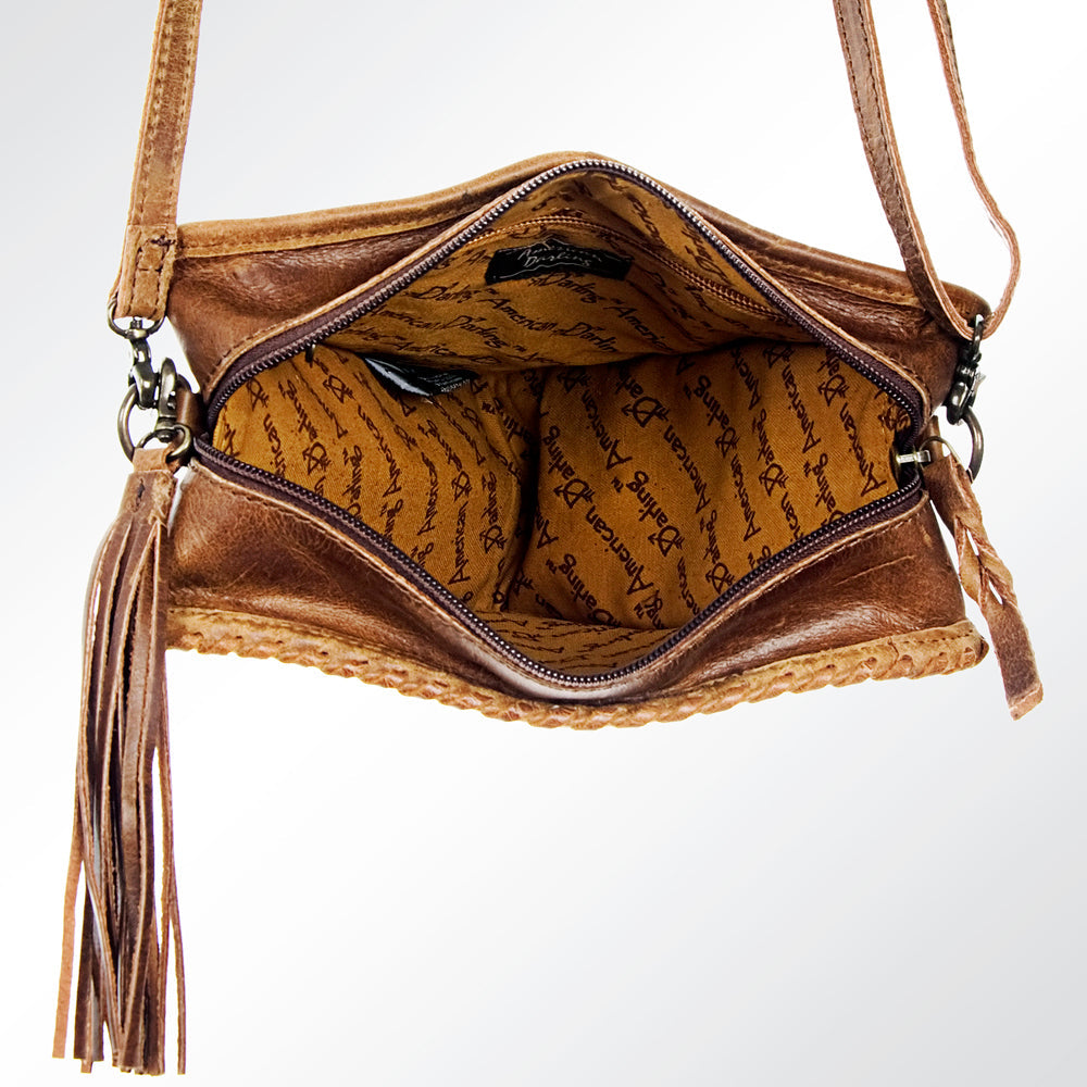 American Darling Crossbody Hand Tooled Genuine Leather Women Bag Western Handbag Purse