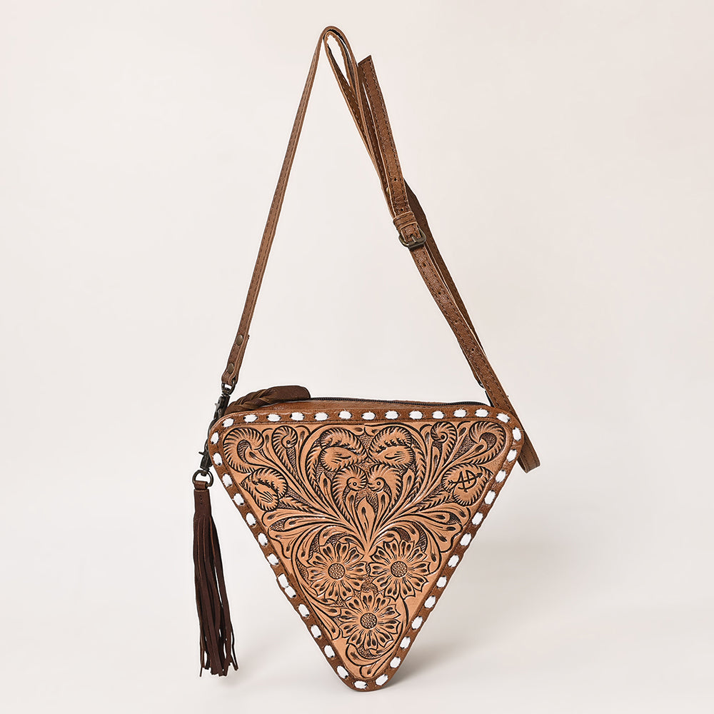 American Darling Crossbody Hand Tooled Genuine Leather Women Bag Western Handbag Purse