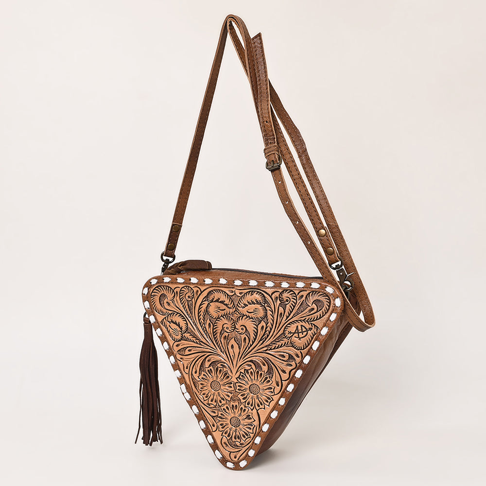 American Darling Crossbody Hand Tooled Genuine Leather Women Bag Western Handbag Purse