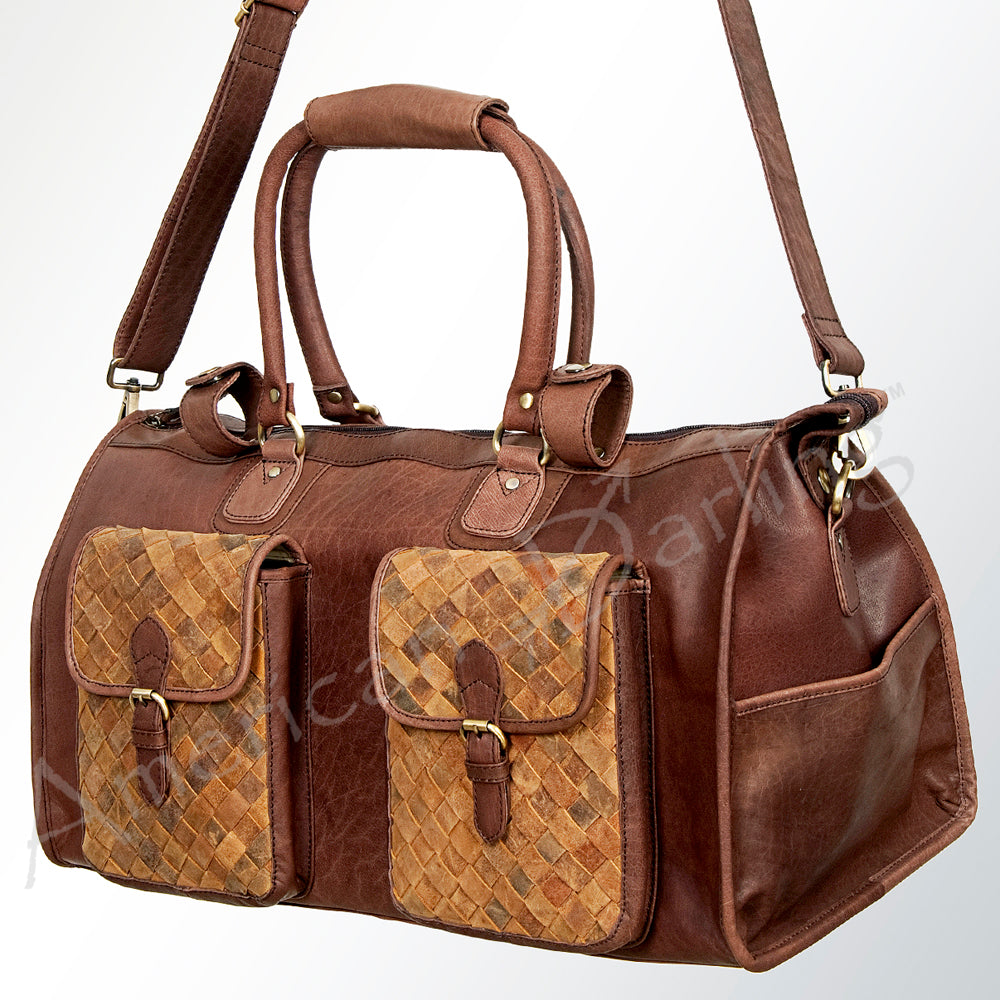 American Darling ADBGI124A Duffel Genuine Leather Women Bag Western Handbag Purse