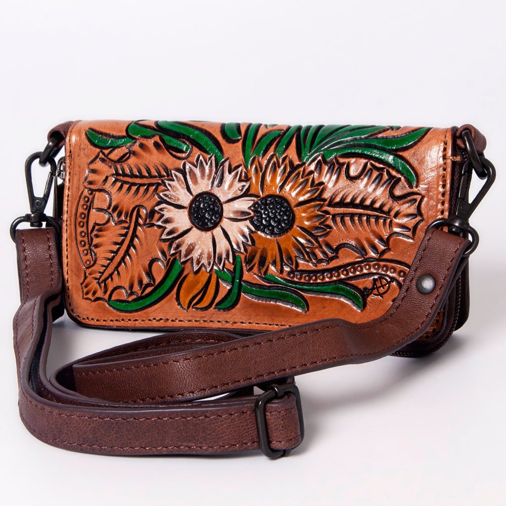 American Darling ADBGZ278 Crossbody Hand Tooled Genuine Leather Women Bag Western Handbag Purse