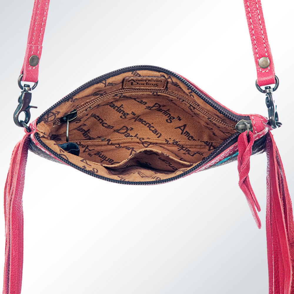 American Darling Small Crossbody Hair On Genuine Leather Women Bag Western Handbag Purse