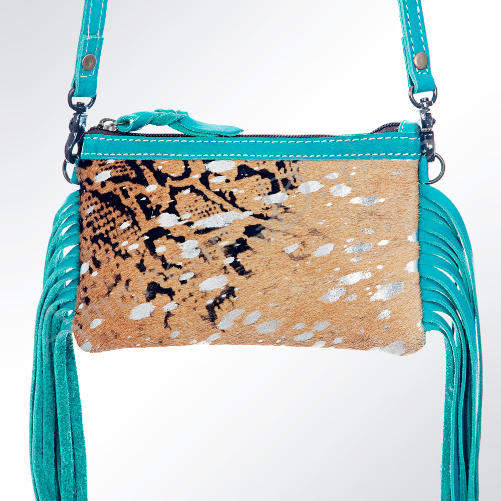 American Darling Small Crossbody Hair On Genuine Leather Women Bag Western Handbag Purse