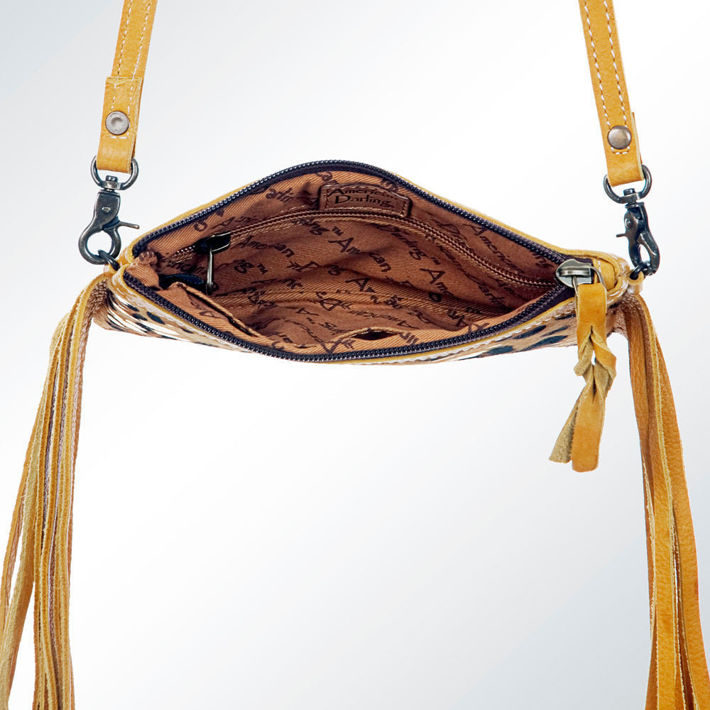 American Darling Small Crossbody Hair On Genuine Leather Women Bag Western Handbag Purse