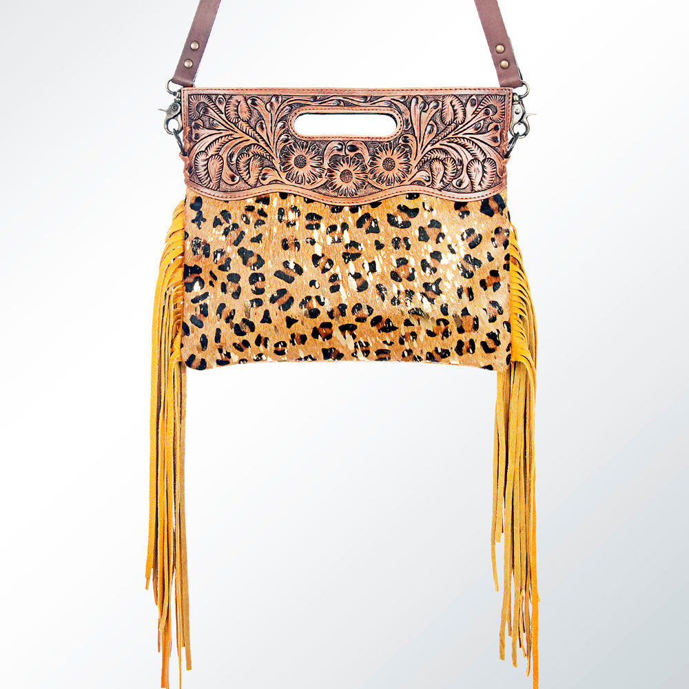 American Darling Clutch Hand Tooled Hair on Genuine Leather Western Women Bag Handbag Purse | Purses for Cute