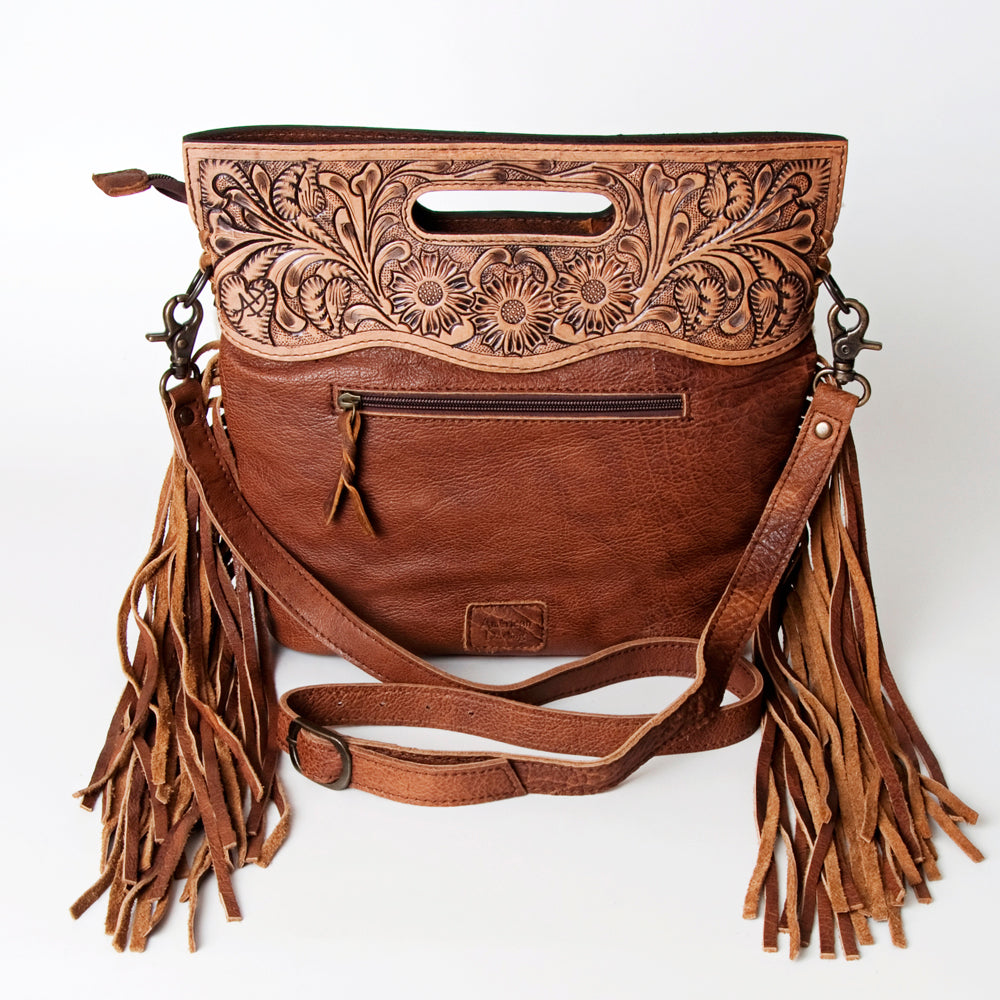 American Darling Clutch Hand Tooled Hair on Genuine Leather Western Women Bag Handbag Purse | Purses for Cute