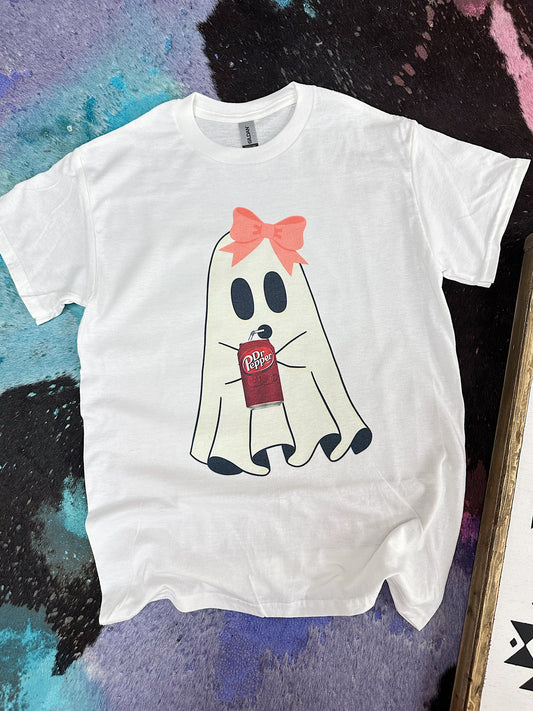 Girly Ghost TEE or CREWNECK