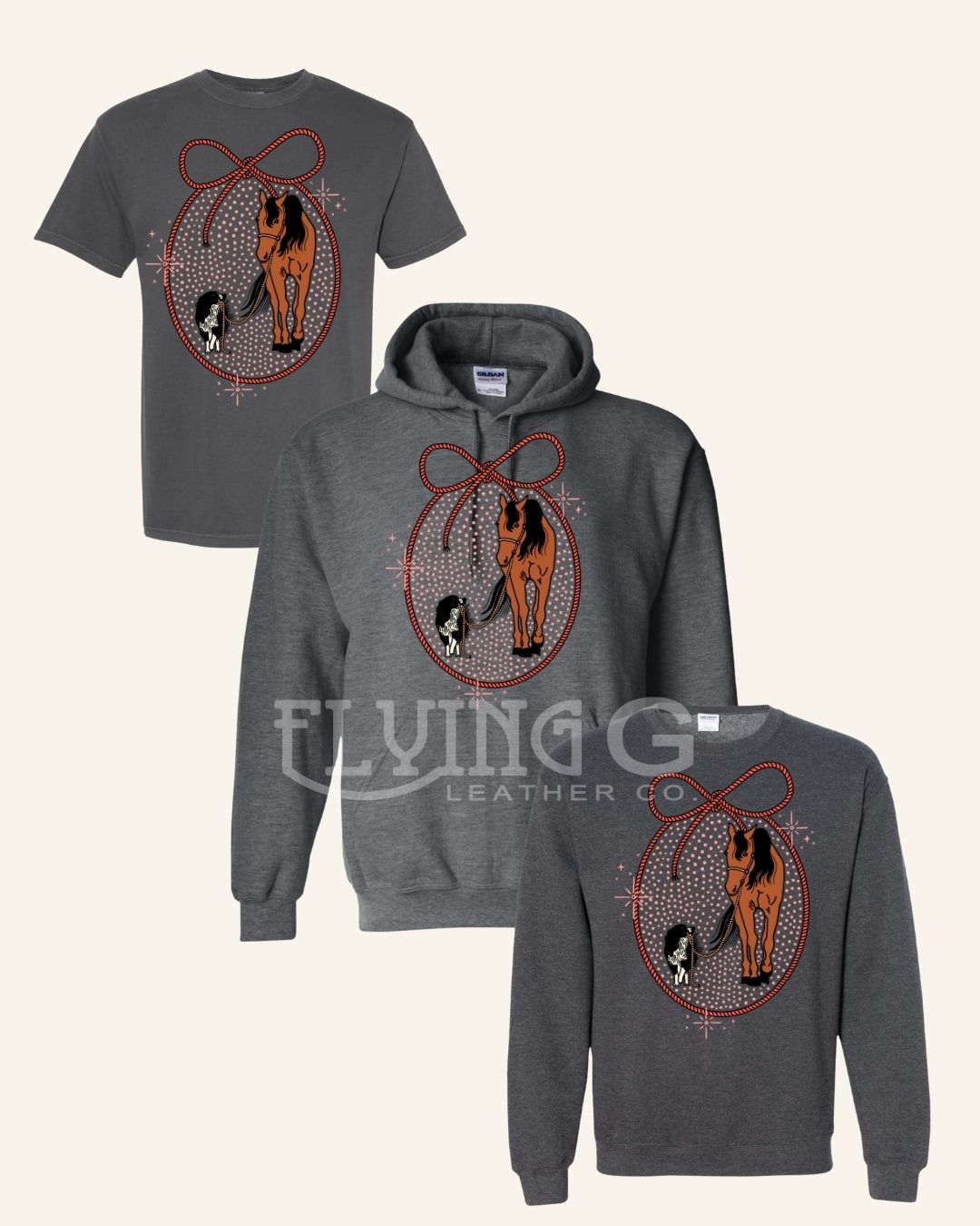 Ranch Buddies Tee (Dk. Gray)