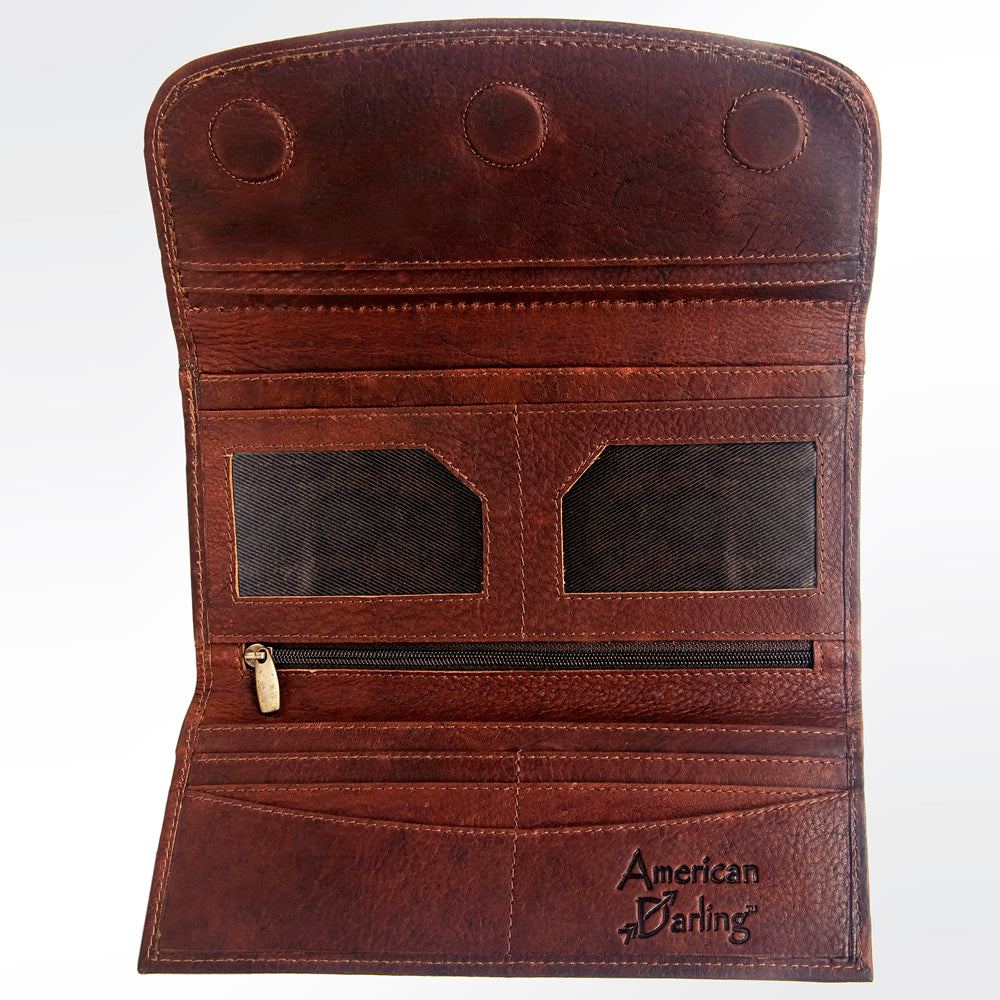 Hand Tooled Hand Painted Genuine Leather women bag western handbag purse