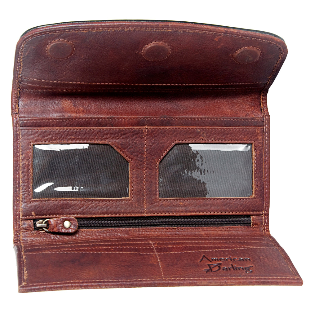 Hand Tooled Hand Painted Genuine Leather women bag western handbag purse