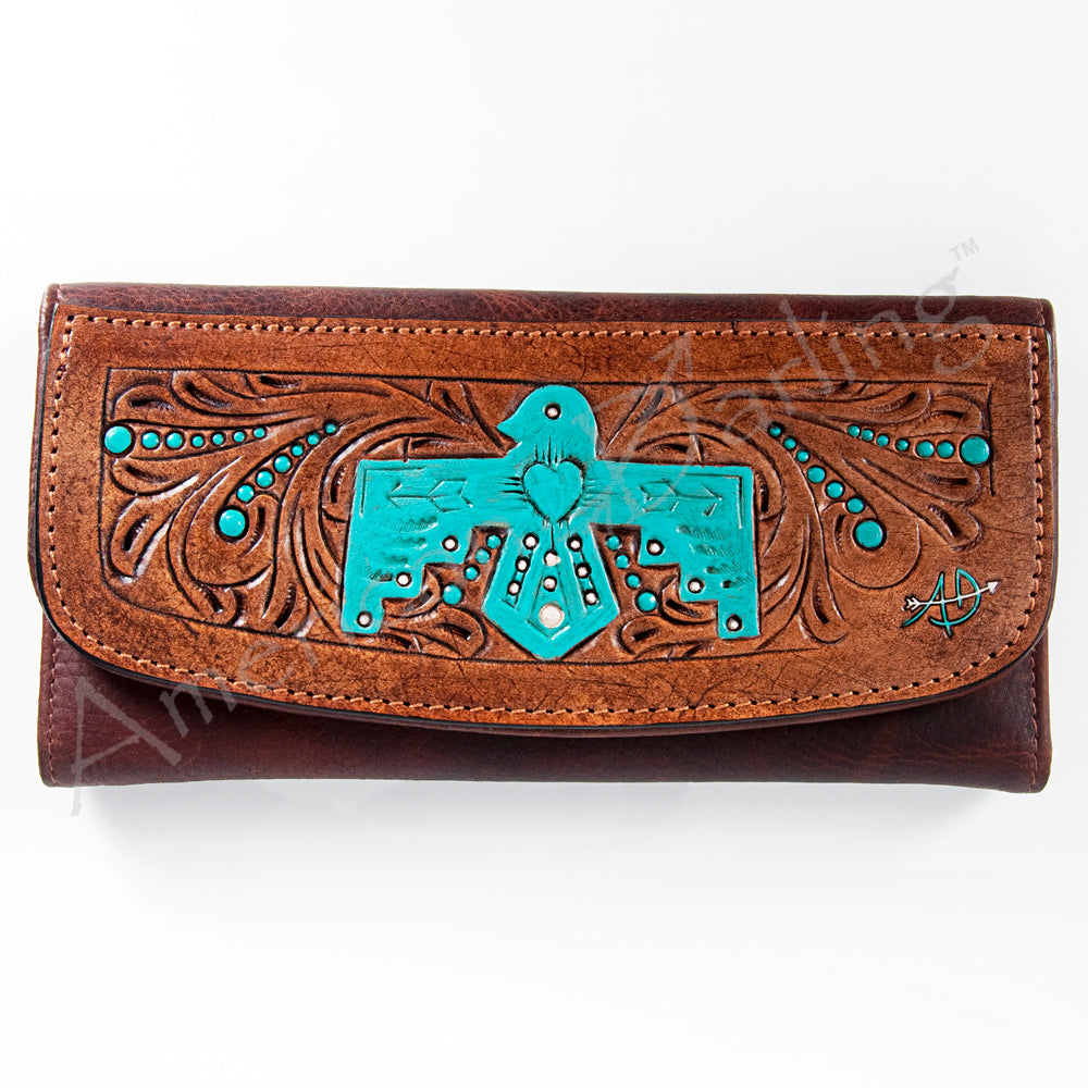 Hand Tooled Hand Painted Genuine Leather women bag western handbag purse
