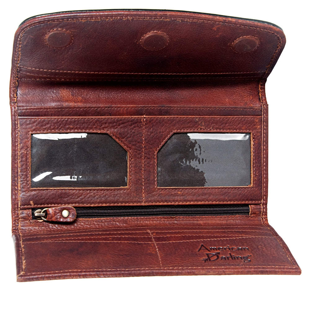 Hand Tooled Hand Painted Genuine Leather women bag western handbag purse