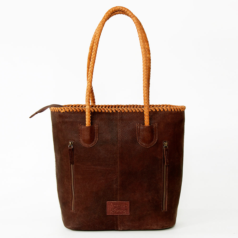 American Darling Tote Hair On Genuine Leather Women Bag Western Handbag Purse