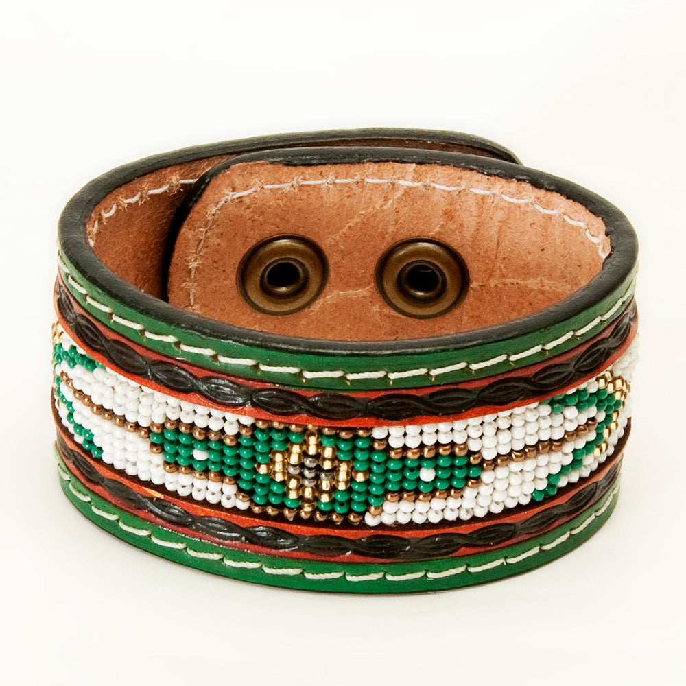 American Darling ADBRF139 Full Grain Genuine Leather Bracelet women