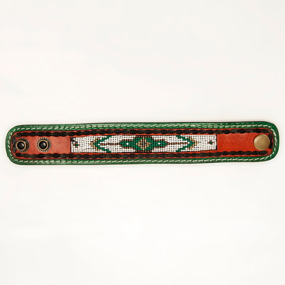 American Darling ADBRF139 Full Grain Genuine Leather Bracelet women