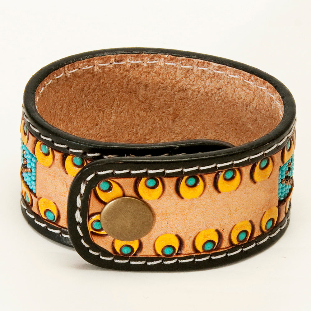 American Darling ADBRF142 Full Grain Genuine Leather Bracelet women