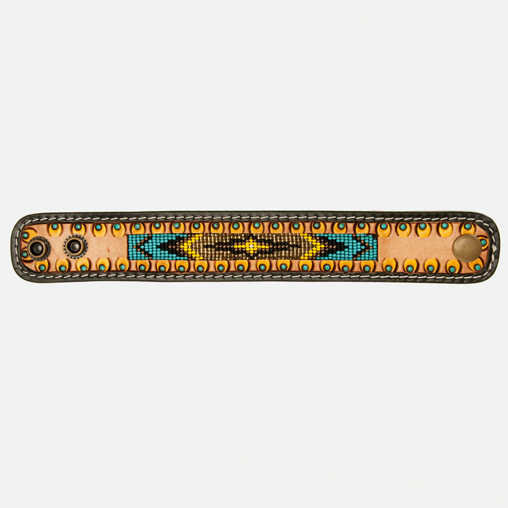American Darling ADBRF142 Full Grain Genuine Leather Bracelet women