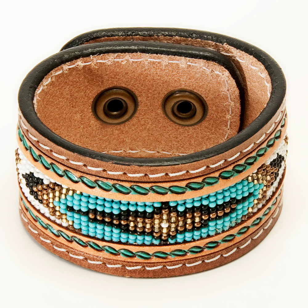 American Darling ADBRF145 Full Grain Genuine Leather Bracelet women