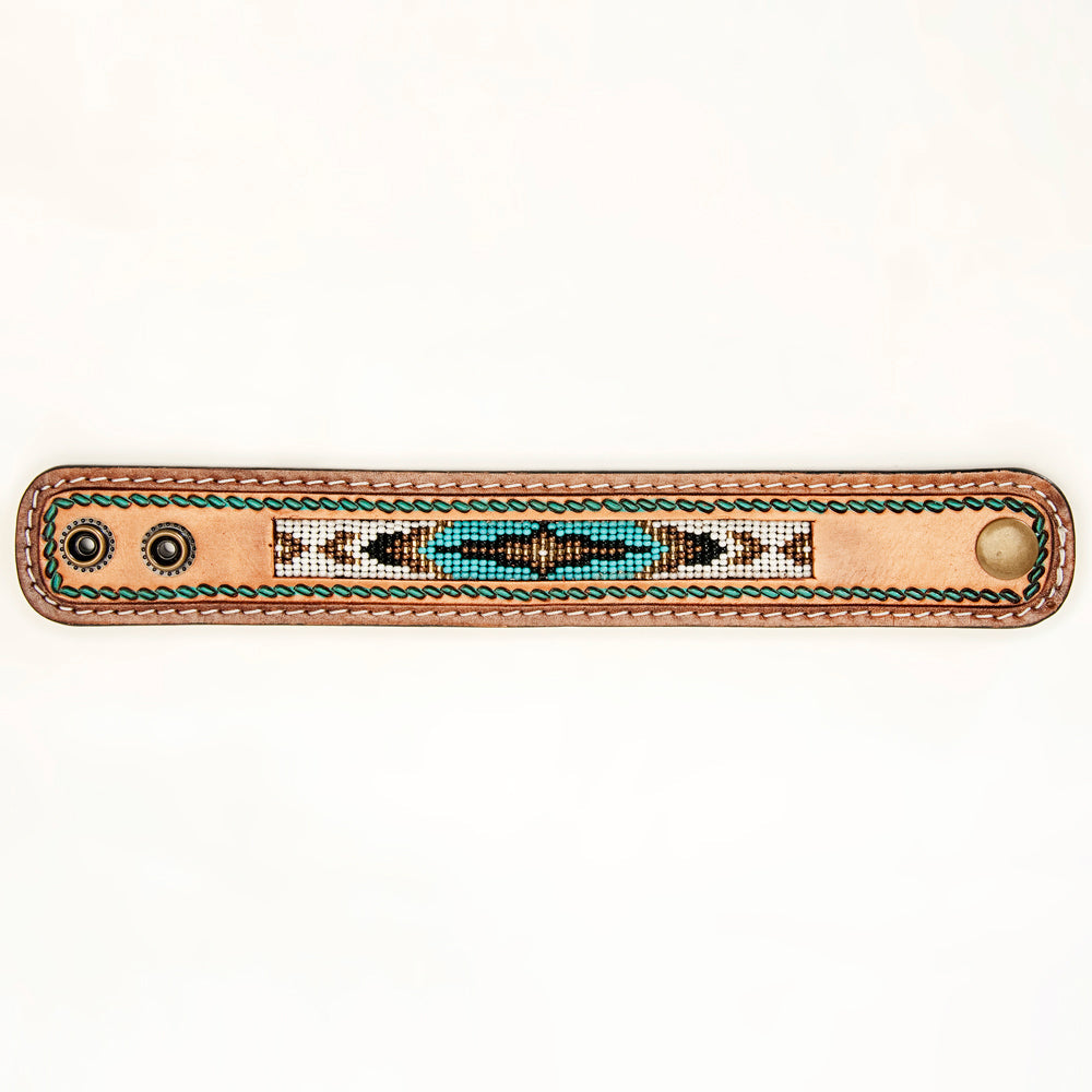 American Darling ADBRF145 Full Grain Genuine Leather Bracelet women