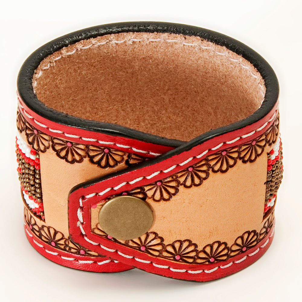 American Darling ADBRF147 Full Grain Genuine Leather Bracelet women 1.5in X 10in
