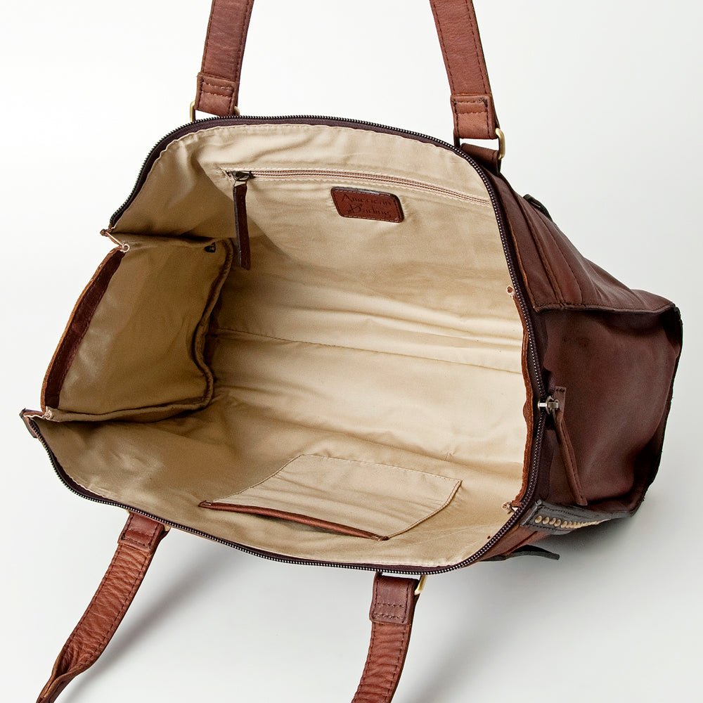 American Darling Tote Hand Tooled Genuine Leather Women Bag Western Handbag Purse