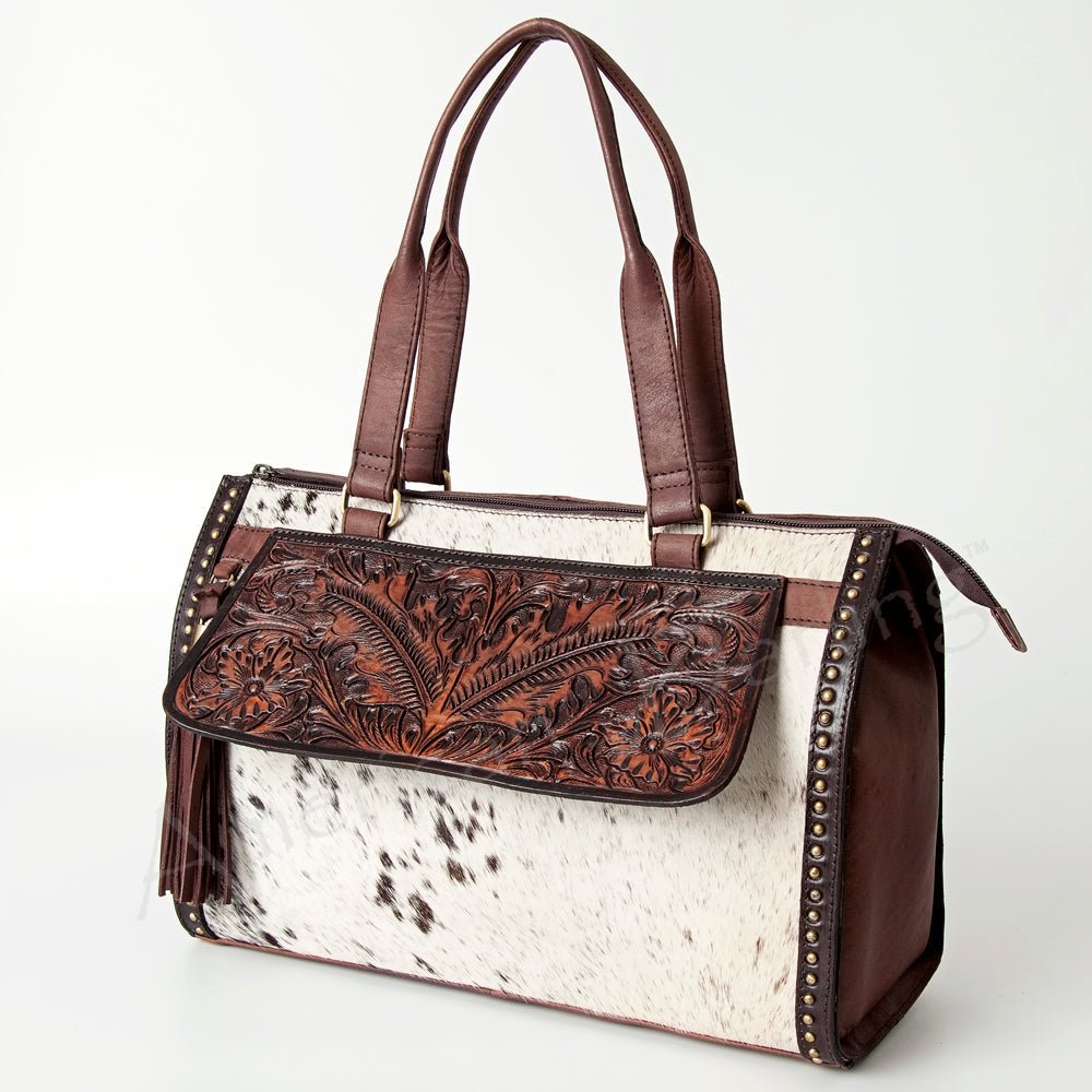 American Darling Tote Hand Tooled Genuine Leather Women Bag Western Handbag Purse